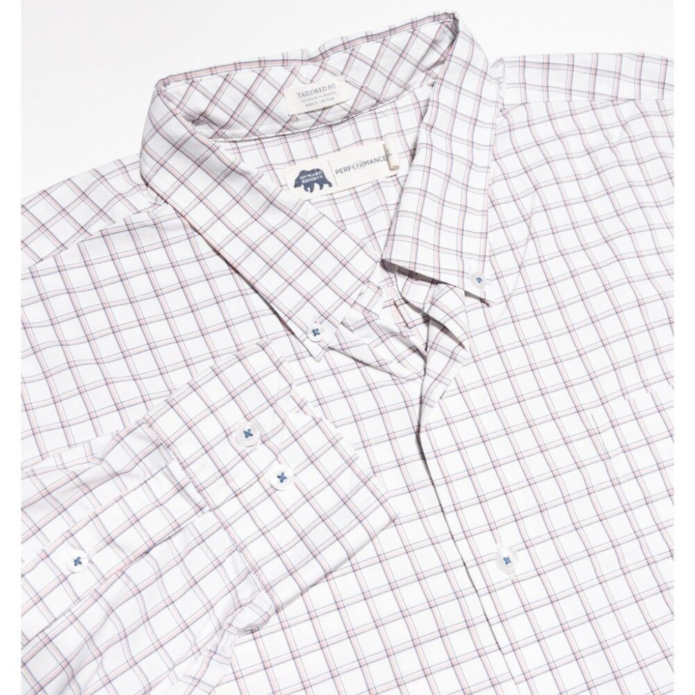 White Casual Button Down Shirt Lightweight Cotton